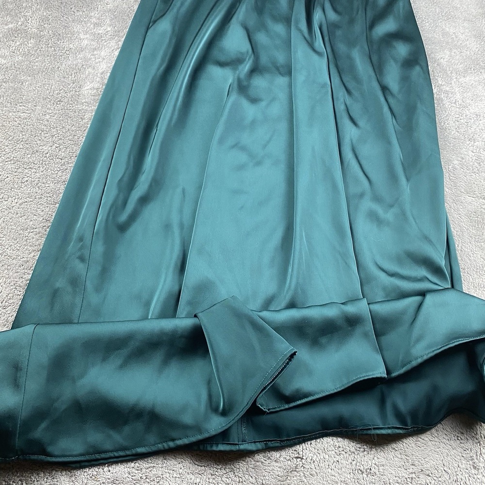 Azazie Sleeveless Floor-Length Maxi Bridesmaid Dress Formal Gown Womens Size A12 - Picture 4 of 13